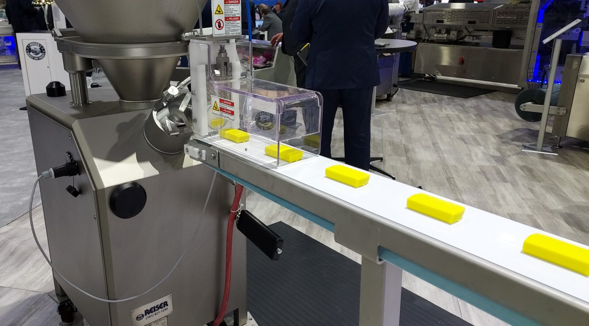 Automated food processing.